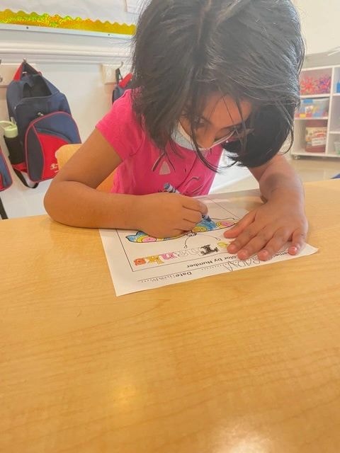 Curie Preschool classroom